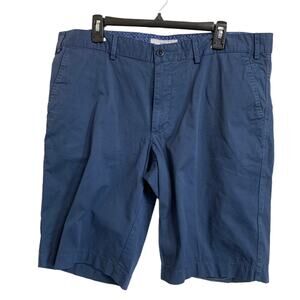 Brax men's Bellevill feel good blue flat front regular fit shorts size 40/34 NEW